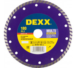 Алмазный диск DEXX 180х22.2 мм 36702-180_z01