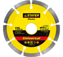 Алмазный диск STAYER 115х22.2 мм 36671-115