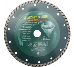 Алмазный диск STAYER 200х22.2 мм 3662-200
