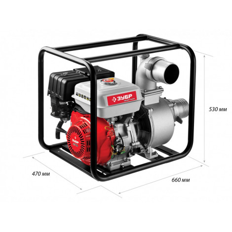Мотопомпа бензиновая ЗУБР ЗБМП-1600