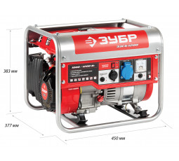 Бензиновый генератор (электростанция) ЗУБР ЗЭСБ-1200