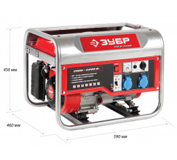 Бензиновый генератор (электростанция) ЗУБР ЗЭСБ-2200