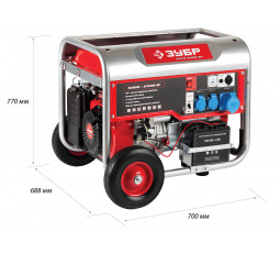 Бензиновый генератор (электростанция) ЗУБР ЗЭСБ-5500-ЭН