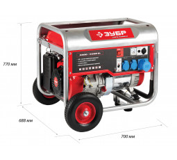 Бензиновый генератор (электростанция) ЗУБР ЗЭСБ-5500-Н