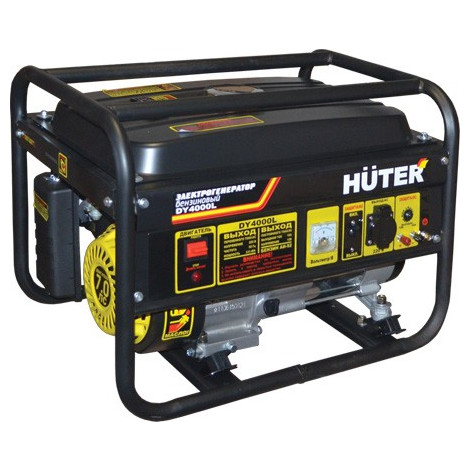 Бензиновый генератор (электростанция) HUTER DY4000L
