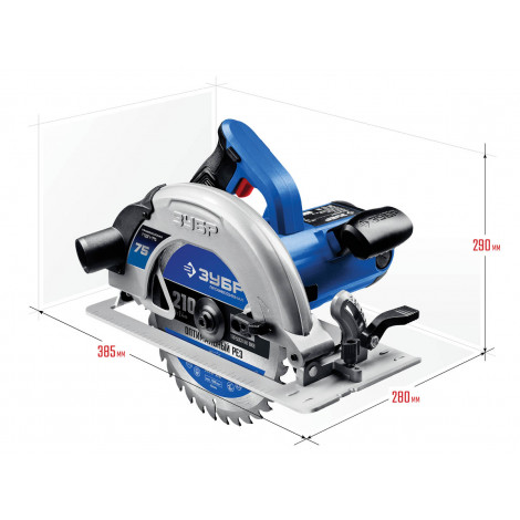 Циркулярная дисковая пила ЗУБР Профессионал ПДП-75