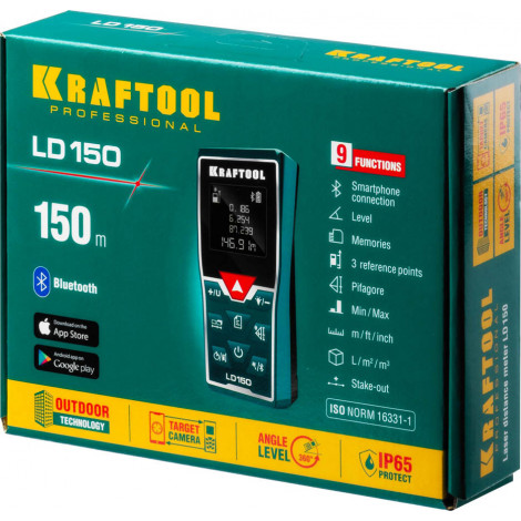 Дальномер лазерный KRAFTOOL 34767