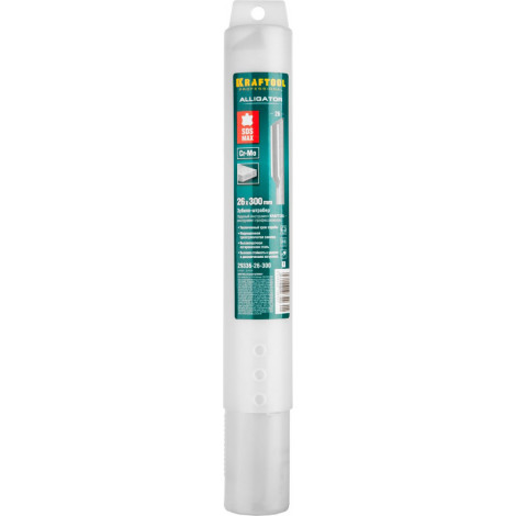 Долото штробер полукруглое SDS-max KRAFTOOL 300 мм 29336-26-300_z01