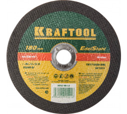 Круг отрезной по нержавеющей стали KRAFTOOL 180x1.6x22.23 мм 36252-180-1.6