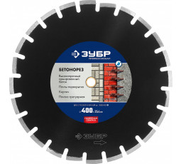 Алмазный диск ЗУБР 400х25.4 мм 36655-400_z01