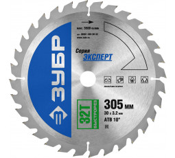 Диск пильный по дереву ЗУБР 305х30 мм 32T 36901-305-30-32