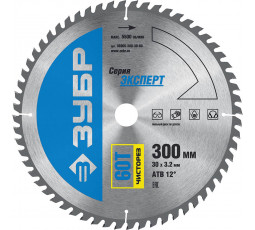 Диск пильный по дереву ЗУБР 300х30 мм 60T 36905-300-30-60