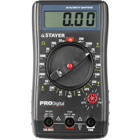 Мультиметр цифровой STAYER PRODigital 45310