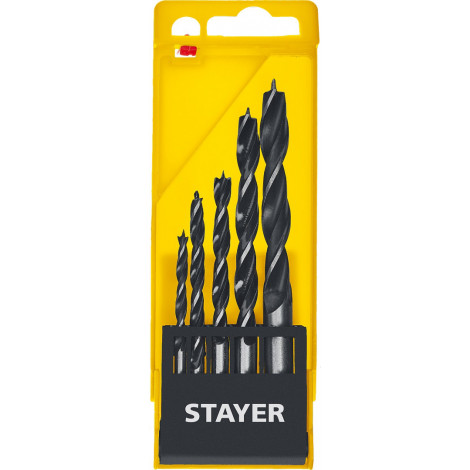 Набор спиральных сверл STAYER 5 шт 4-10 мм 2942-H5_z02