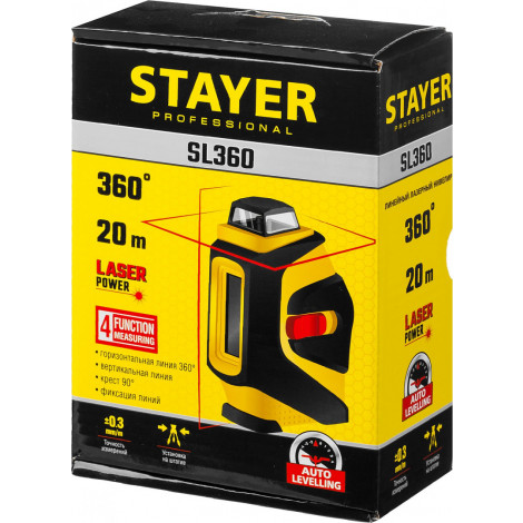 Лазерный уровень STAYER SL360 34962
