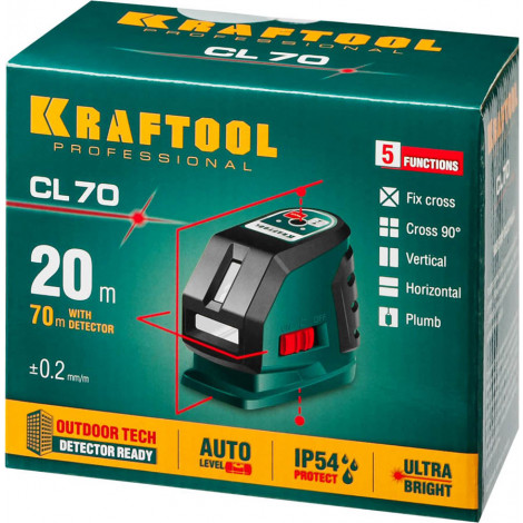 Лазерный уровень KRAFTOOL CL-70 34660