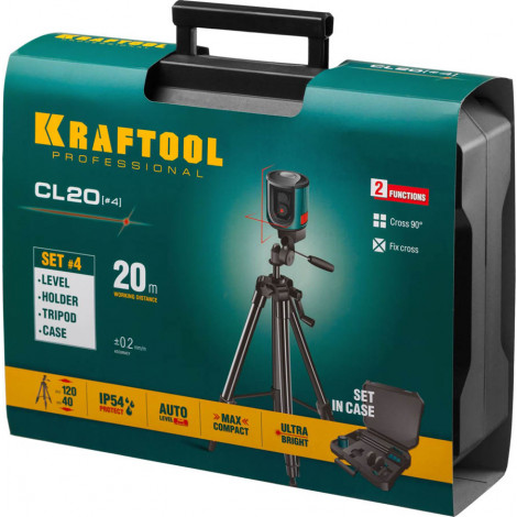 Лазерный уровень KRAFTOOL CL-20 34700-4