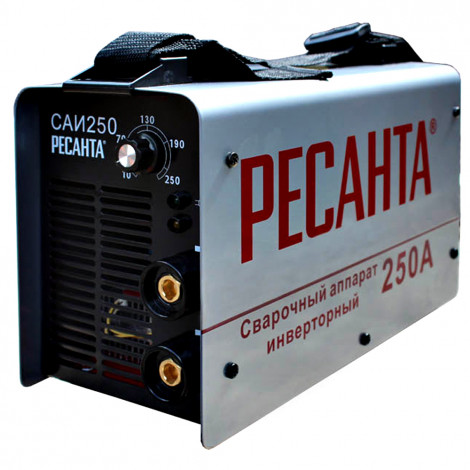 Инверторный сварочный аппарат РЕСАНТА 250А MMA САИ-250 в кейсе