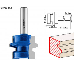 Фреза комбинированная универсальная ЗУБР d=31.8 мм 28729-31.8