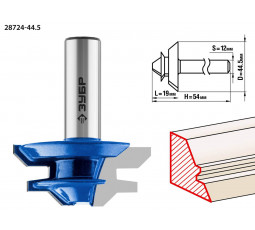 Фреза кромочная для углового сращивания ЗУБР d=44.5 мм 28724-44.5