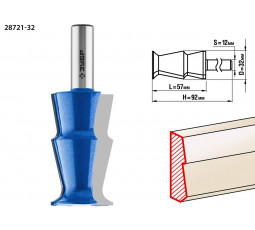 Фреза кромочная фигурная №10 ЗУБР d=32 мм 28721-32