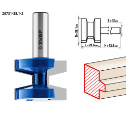 Фреза пазо-шиповая наборная ЗУБР D=38.1 мм 28731-38.1-2