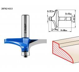 Фреза фигирейная №3 ЗУБР D=63.5 мм 28762-63.5