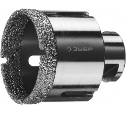 Алмазная коронка универсальная ЗУБР 54 мм 29865-54 Профессионал
