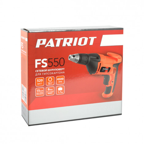 Элетрический шуруповерт Patriot FS 550