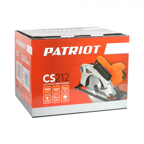 Пила циркулярная Patriot CS 212