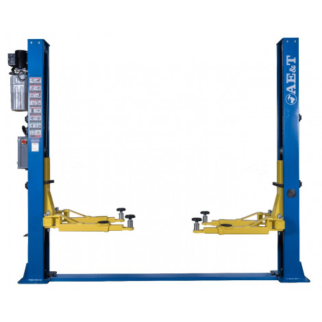 Автомобильный подъемник двухстоечный Т4В AE&T с нижней синхронизацией (220В)